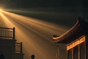 玻璃糖纸时代老式杂货铺场景封面图